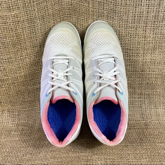 FootJoy Golf Shoes Sport  Spikeless Pink White  Size 9.5M - Picture 9 of 11